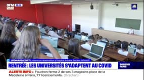 Rentrée: les université s'adaptent au Covid