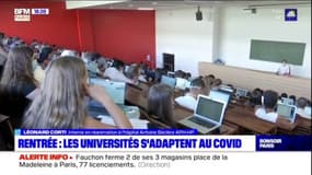 Rentrée: les université s'adaptent au Covid