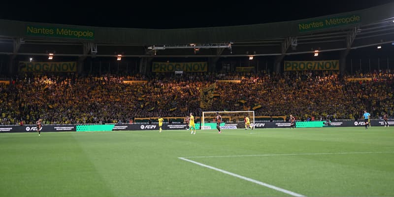 Le stade de La Beaujoire lors de Nantes-Marseille, le 1er septembre 2023.
