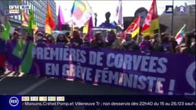 Journée Internationale des droits des femmes: "les premières de corvées" défilent dans les rues de la capitale 