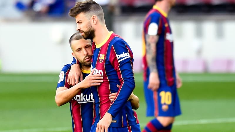 Barça: l’échange étonnant entre Alba et Piqué sur une éventuelle victoire en Coupe du Roi