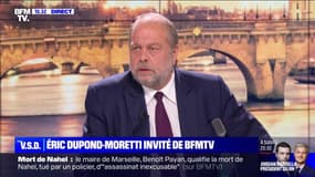 Émeutes: "La mort de ce jeune homme ne peut en aucune façon servir de prétexte", affirme Éric Dupond-Moretti