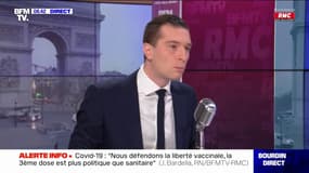 Pour Jordan Bardella, Éric Zemmour "a avoué que, sans sa candidature, Marine Le Pen est assurée d'être au second tour" 