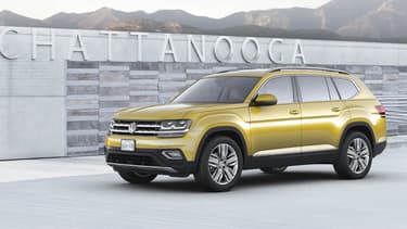 Avec plus de 5 mètres de long, l'Atlas est le plus grand SUv de la gamme Volkswagen actuellement.
