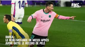 Barça : Le beau message de Messi après avoir battu le record de Pelé