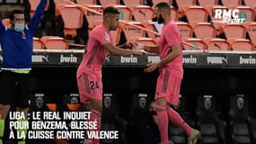 Real : Madrid inquiet pour Benzema, blessé à la cuisse contre Valence