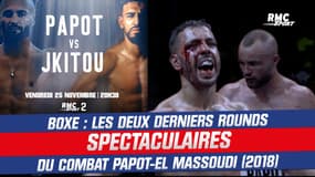 Boxe : Les deux derniers rounds spectaculaires de Papot-El Massoudi (2018)