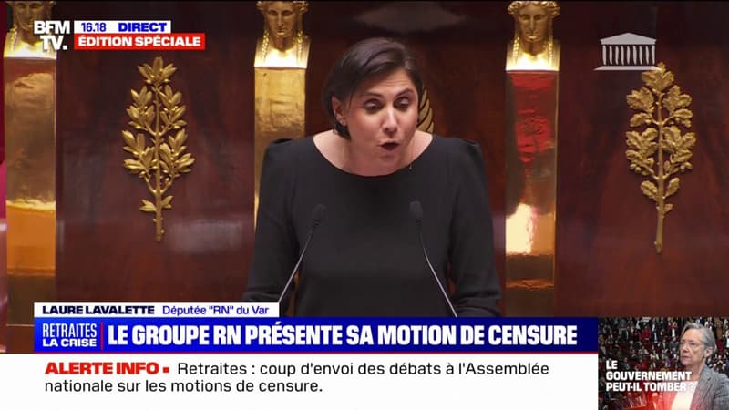 Laure Lavalette (RN) à Élisabeth Borne: Quelle que soit l'issue de ce vote, vous aurez échoué à convaincre les Français