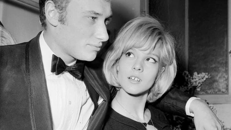 Johnny Hallyday et Sylvie Vartan en 1964.