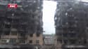 A Marioupol, de nombreuses habitations ont été brulées.