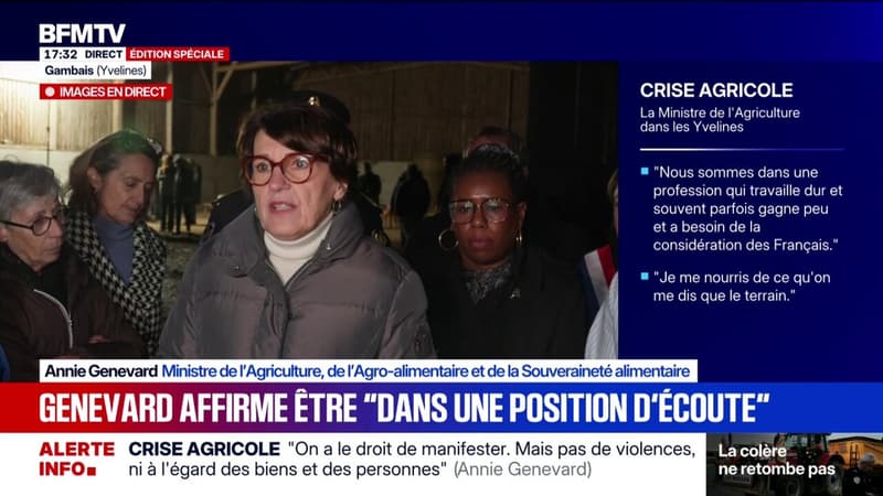 "Il faut que Noël puisse se faire", affirme Annie Genevard