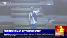 Le retour sur scène de Christophe Maé au Dôme de Paris