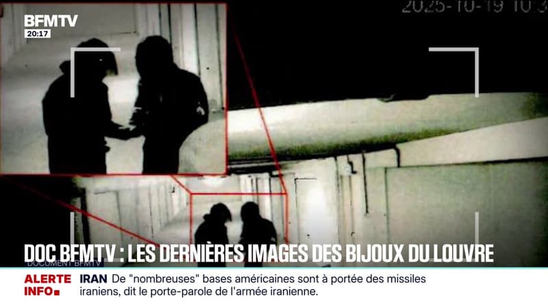 Les images des bijoux du Louvre filmées dans un garage d'Aubervilliers, une heure seulement après le casse