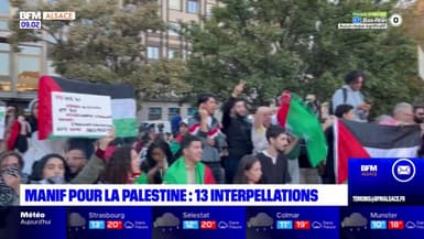 Strasbourg: 13 personnes interpellées dans une manifestation pro-Palestine