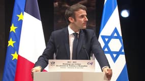 Emmanuel Macron: "Israël et la France sont ensemble déterminés à vaincre le terrorisme sous toutes ses formes"