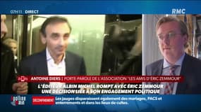 Albin Michel rompt avec Zemmour parce qu'il a l'« intention de s'engager dans la présidentielle »  Antoine Diers, porte-parole de l’association “Les Amis d’Éric Zemmour”, estime sur RMC que la maison d'édition a "subi des pressions pour ne pas l'éditer"