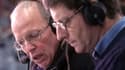 Thierry Roland et Jean-Michel Larqué