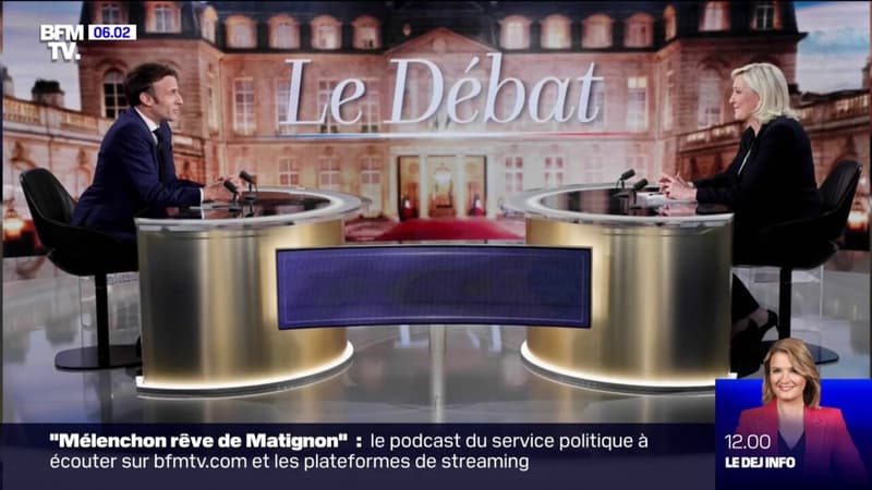 Pouvoir d'achat, Russie, voile... les moments clés du débat Macron/Le Pen