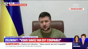 Zelensky face aux parlementaires français: les bombardements de "Marioupol et d'autres villes ukrainiennes nous rappellent Verdun"