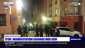 Lyon: manifestation improvisée jeudi soir