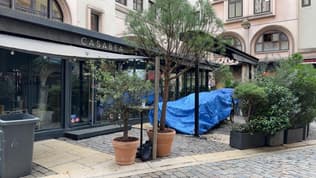 Le restaurant, déjà victime d'une explosion fin septembre, a connu un incendie la nuit dernière. 