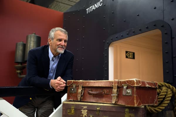 Paul-Henri Nargeolet, à "Paris Expo", une exposition consacrée au Titanic, le 31 mai 2013