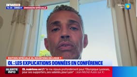 L'ancien joueur de l'OL, Sonny Anderson, apporte son soutien à la présidente du club après le maintien de l'OL en Ligue 1