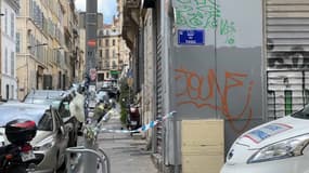 La rue de Tivoli à Marseille, une semaine après le drame.