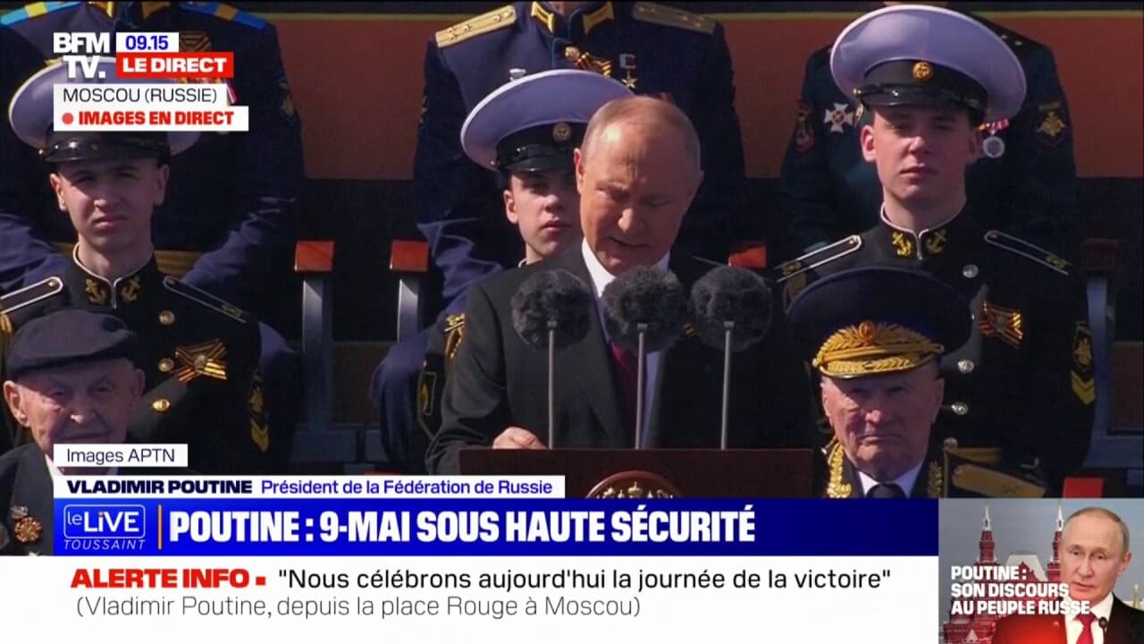 Vladimir Poutine, président de la Fédération de Russie "Nous avons repoussé le terrorisme