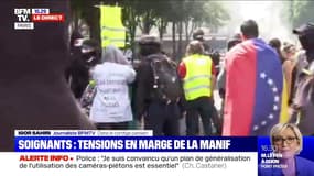 Des tensions en marge de la manifestation des soignants à Paris