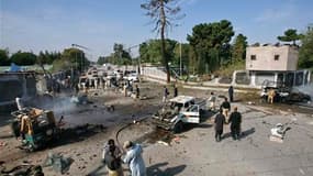 Une double attaque suicide visant un haut responsable de la sécurité a fait au moins vingt morts à Quetta, dans la province du Balouchistan, dans le sud-ouest du Pakistan. /Photo prise le 7 septembre 2011/REUTERS/Naseer Ahmed