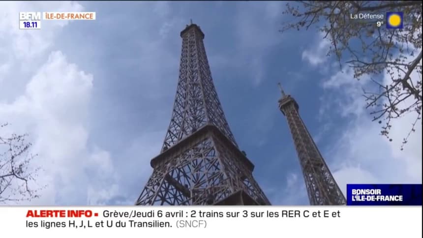 Paris : une tour Eiffel miniature à découvrir jusqu'au 10 avril
