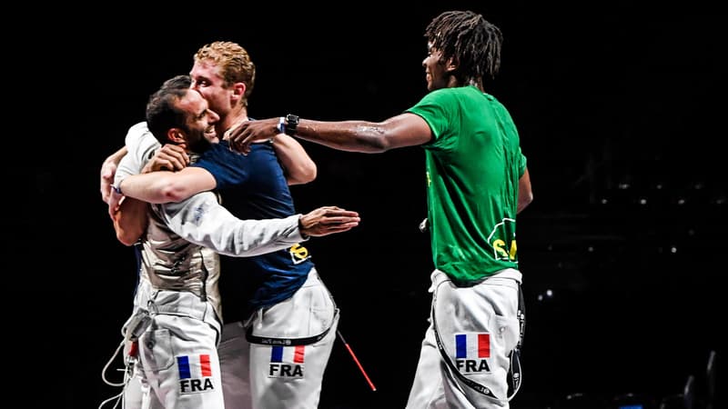 JO 2021: tennis-ballon, Marseillaise, urinoir porte-bonheur, les fleurettistes français savourent