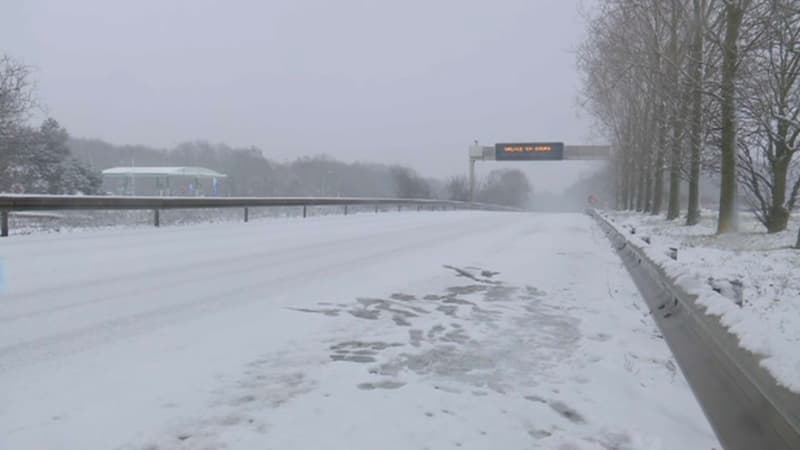 Neige en Île-de-France: la circulation difficile sur la N118 ce jeudi soir, l'axe désormais interdit aux poids lourds