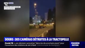 À Montbéliard, des caméras de surveillance détruites à coups de tractopelle
