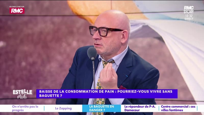 Baisse de la consommation de pain: "En France, on fait un pain fabuleux, à commencer par la baguette, qui est le bonheur absolu", déclare Frédéric Hermel