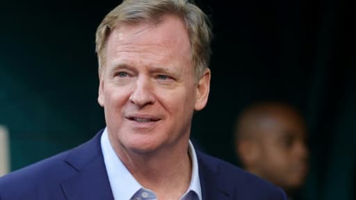 Le responsable de la NFL Roger Goodell le 2 février 2020 à Miami 