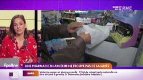 Coralie est une pharmacienne qui ne sait plus quoi faire pour trouver un salarié