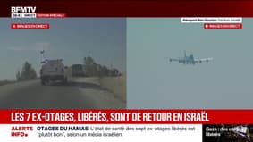 Les 7 otages libérés par le Hamas sont de retour sur le sol israélien