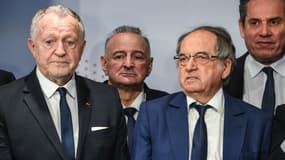 Jean-Michel Aulas et Noël Le Graët