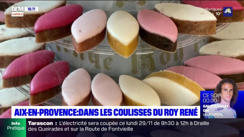 Aix-en-Provence : les calissons sur la table des 13 desserts