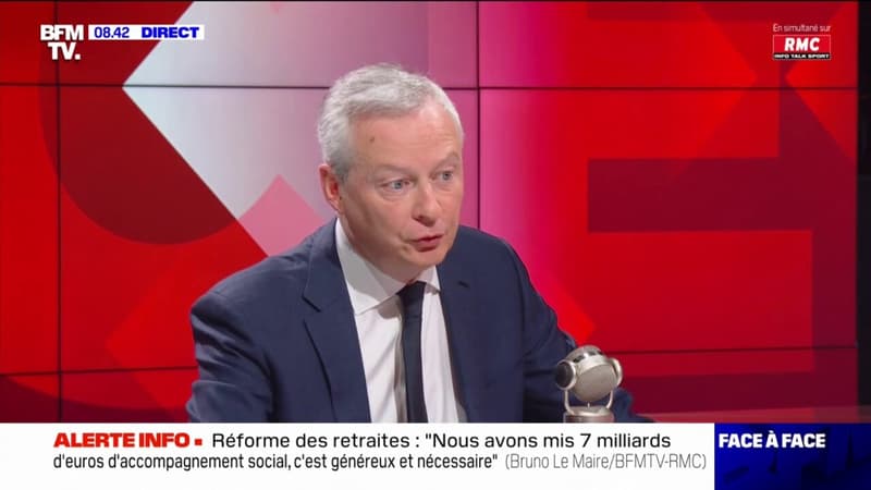 Bruno Le Maire sur la réforme des retraites: 