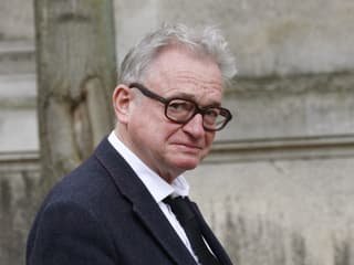 Le journaliste gastronomique Jean-Luc Petitrenaud  le 27 mai 2013 lors des obsèques de Georges Moustaki 