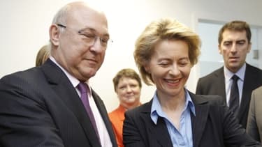 Michel Sapin et son homologue Ursula Von der Leyen vont évoquer le "new deal" franco allemand dans le cadre de leur rencontre, ce mardi 28 mai à Paris.