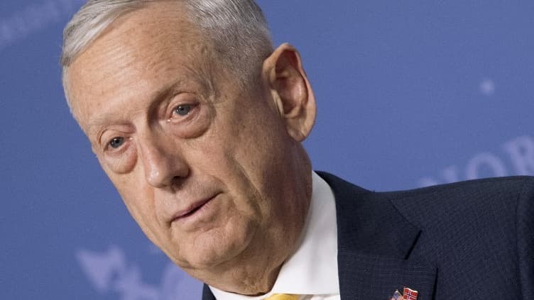 Le ministre américain de la Défense Jim Mattis.