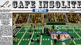 La reconstitution en Lego du Super Bowl 2014.