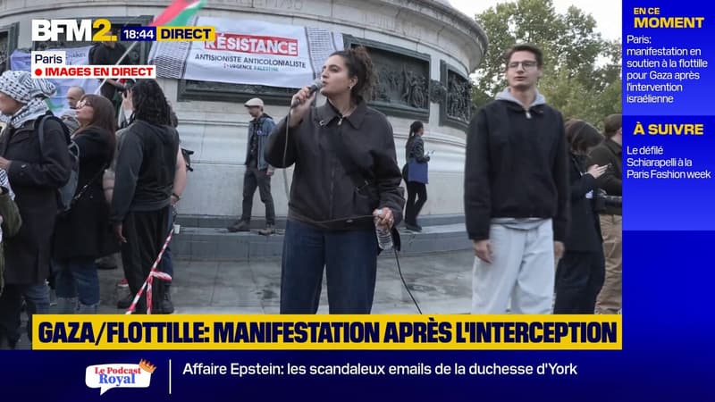Interception de la flottille pour Gaza: rassemblement de soutien après l'intervention israélienne