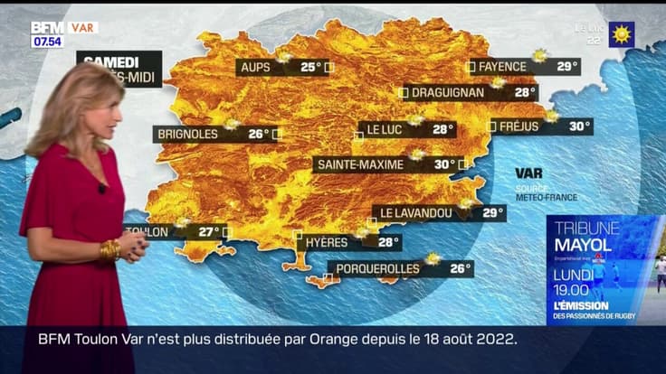 Météo Var: un temps ensoleillé ce samedi et des températures élevées