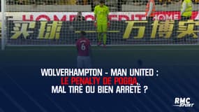 Wolverhampton - Man United : Le penalty de Pogba, mal tiré ou bien arrêté ?