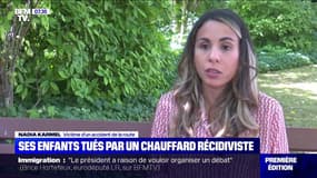 "La voiture a quitté la route et est venue en choc frontal sur notre voie." Cette mère de famille raconte l'accident de la route qui a coûté la vie à ses deux enfants